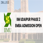 IIM Udaipur Phase 2 EMBA Admission Open